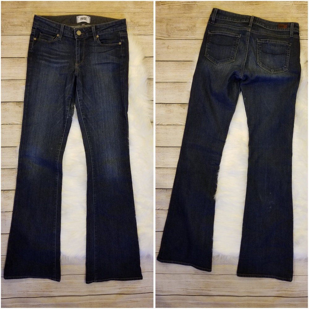 PAIGE | Skyline Boot Dark Wash Jeans